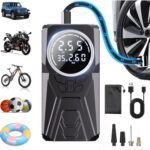 Compresseur d'Air Portable Rechargeable 4500mAh 150PSI - مضخة إطارات لاسلكية ذكية