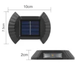 ⁦Appliques Murales Solaires Up & Down (Pack de 4Pcs) - طقم مصابيح حائط شمسية ذكية (4 قطع) ⁩ - الصورة ⁦6⁩