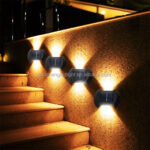 ⁦Appliques Murales Solaires Up & Down (Pack de 4Pcs) - طقم مصابيح حائط شمسية ذكية (4 قطع) ⁩ - الصورة ⁦2⁩