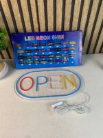 ⁦Panneau LED Neon Signe Open - لوحة مضيئة لواجهة محل⁩ - الصورة ⁦6⁩