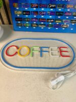 ⁦Panneau LED Neon Signe Coffee - لوحة مضيئة لواجهة محل⁩ - الصورة ⁦5⁩