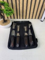 ⁦Pochette de Couteaux Professionnelle 4 pièces - حقيبة سكاكين⁩ - الصورة ⁦7⁩