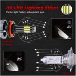 ⁦Kit Lampe de phare F6 H4 LED 6 Directions 6500K - مصابيح إضاءة أمامية للسيارات⁩ - الصورة ⁦6⁩