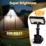 ⁦Applique murale solaire LED à Clip avec détecteur de mouvements YX-672L-1 - مصباح كشاف مع حساس حركة⁩ - الصورة ⁦2⁩