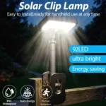 ⁦Applique murale solaire LED à Clip avec détecteur de mouvements YX-672L-1 - مصباح كشاف مع حساس حركة⁩ - الصورة ⁦6⁩