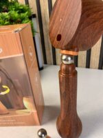 ⁦Lampe LED Motif en bois portable sans fil rechargeable à interrupteur tactile 4000K - مصباح مكتب يعمل باللمس⁩ - الصورة ⁦7⁩