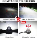 ⁦Kit Lampe de phare H1 LED 6 Directions 6000K - مصابيح إضاءة أمامية للسيارات⁩ - الصورة ⁦7⁩