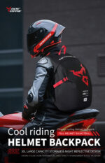 ⁦Sac à Dos MOTOCENTRIC pour Casque de Moto - حقيبة ظهر المخصصة لخوذة الدراجة النارية⁩ - الصورة ⁦5⁩