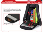 ⁦Sac à Dos MOTOCENTRIC pour Casque de Moto - حقيبة ظهر المخصصة لخوذة الدراجة النارية⁩ - الصورة ⁦4⁩