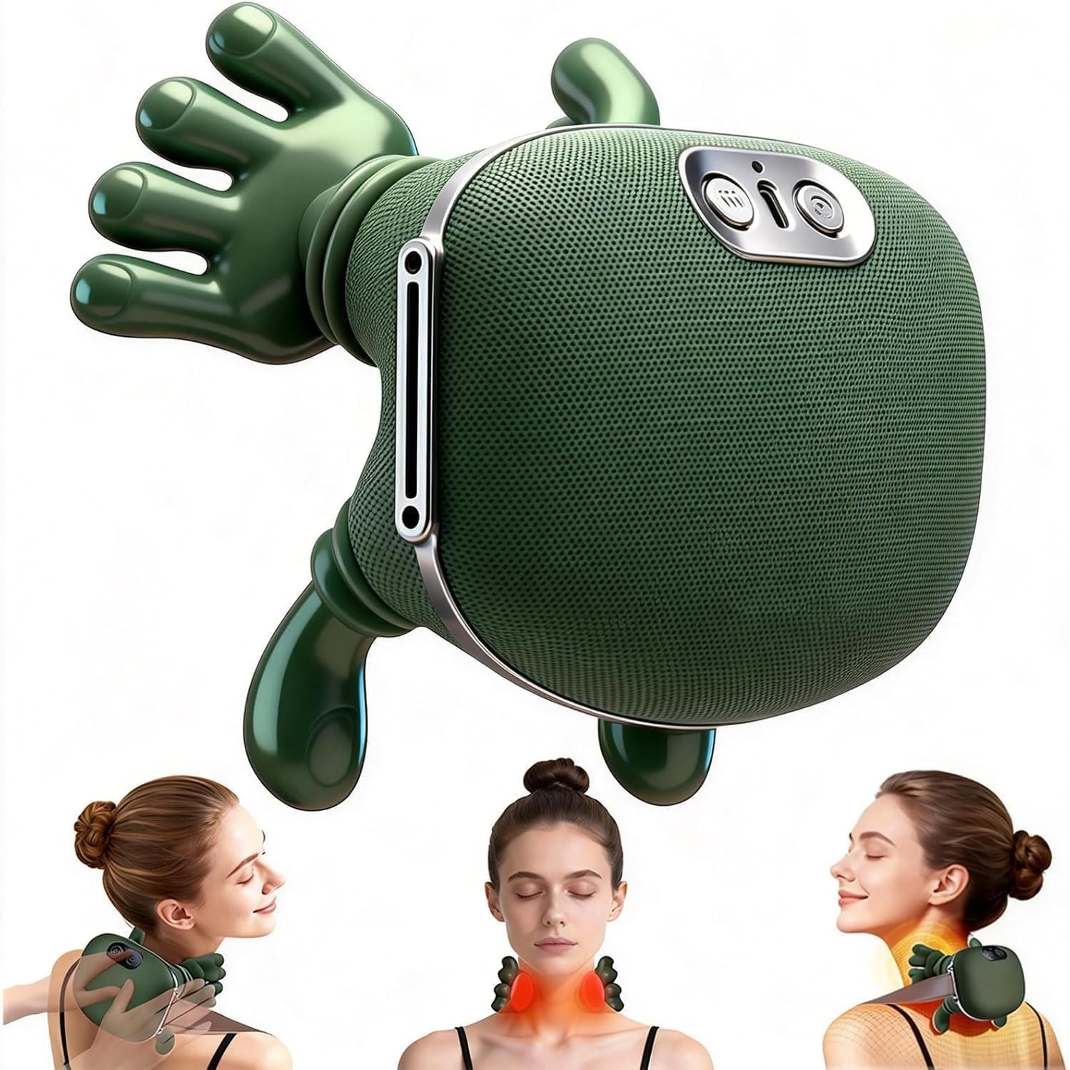 1777971623530_50oxdxev_so-massager-cnc Masseur pour le Cou Siasoo Shiatsu sans Fil - جهاز مساج الرقبة والشياتسو اللاسلكي - الصورة 1