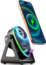 ⁦Haut-parleur Intelligent 4 en 1 à Induction et Support RGB - مكبر الصوت الذكي 4 في 1 وشاحن لاسلكي⁩ - الصورة ⁦2⁩