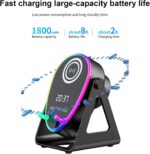 ⁦Haut-parleur Intelligent 4 en 1 à Induction et Support RGB - مكبر الصوت الذكي 4 في 1 وشاحن لاسلكي⁩ - الصورة ⁦3⁩