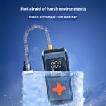 ⁦Gonfleur de pneus portable sans fil arrêt automatique MK-330 - جهاز ضغط العجلات محمول⁩ - الصورة ⁦2⁩