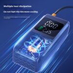 ⁦Gonfleur de pneus portable sans fil arrêt automatique MK-330 - جهاز ضغط العجلات محمول⁩ - الصورة ⁦7⁩
