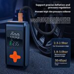 ⁦Gonfleur de pneus portable sans fil arrêt automatique MK-330 - جهاز ضغط العجلات محمول⁩ - الصورة ⁦6⁩