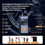 ⁦Gonfleur de pneus portable sans fil arrêt automatique MK-330 - جهاز ضغط العجلات محمول⁩ - الصورة ⁦4⁩