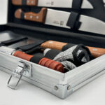 ⁦Coffret de Couteaux Professionnel avec Valise en Aluminium 9Pcs - طقم سكاكين الجزارة في حقيبة ألمنيوم صلبة⁩ - الصورة ⁦3⁩