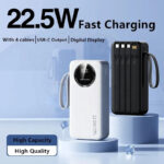 ⁦Power Bank Hoco J-005 Premium 40000mAh - باور بانك حجم كبير بسعة 40,000 مللي أمبير⁩ - الصورة ⁦5⁩