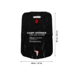 ⁦Sac de douche solaire avec pommeau de douche interchangeable 20L - حقيبة الاستحمام الشمسية المحمولة سعة 20 لتر⁩ - الصورة ⁦6⁩