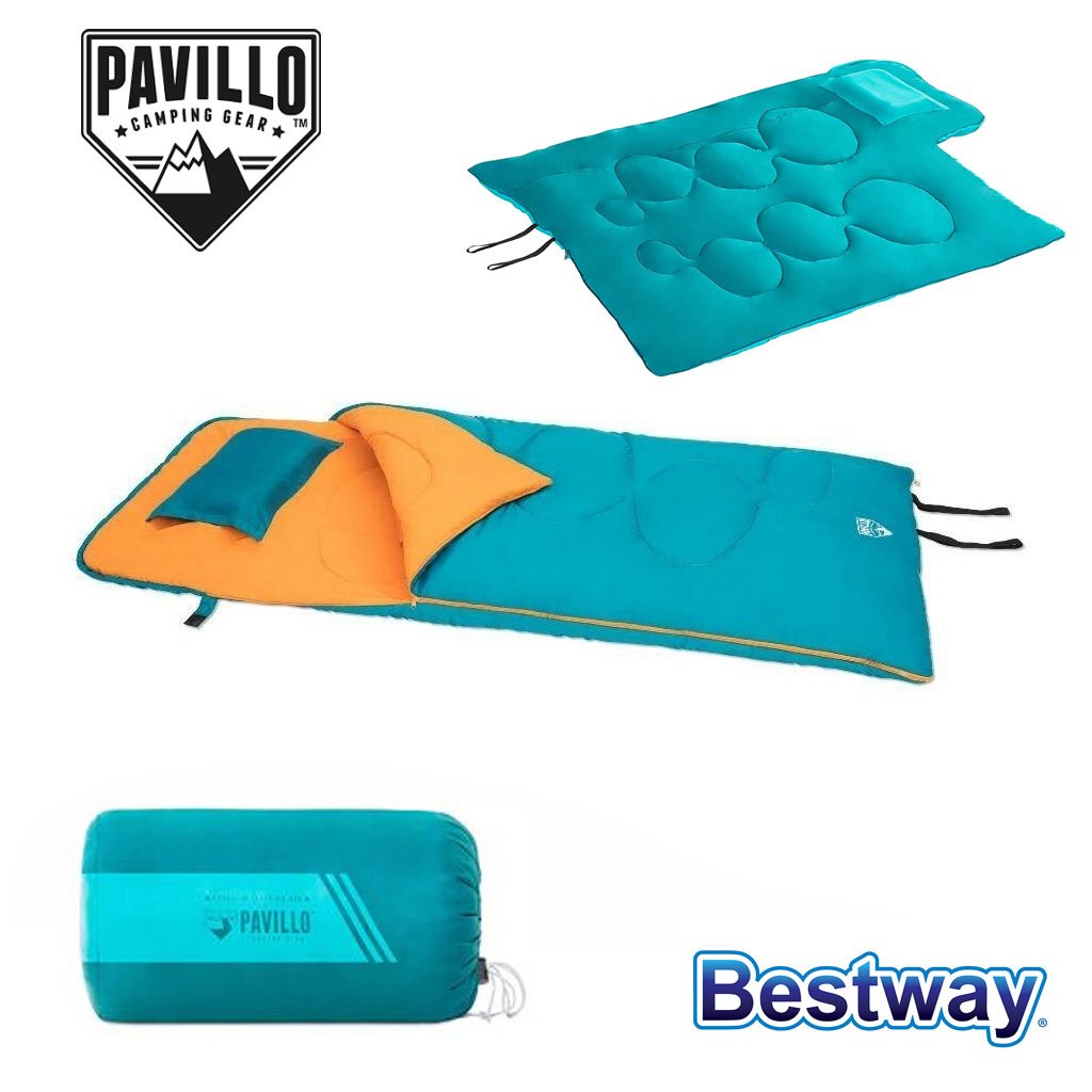 1778513584800_zxfvnq3k_bestway-68101-cnc Pavillo Sac de Couchage Confortable avec Oreiller Gonflable 205x90cm Bestway 68101 - حقيبة نوم مريحة مع وسادة هوائية - الصورة 1