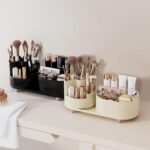 ⁦Organisateur de Maquillage Rotatif à 360° Deux Zones - منظم المكياج والأدوات الدوار 360 درجة⁩ - الصورة ⁦5⁩