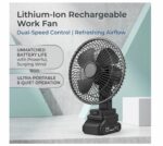 ⁦Ventilateur de Table Rechargeable avec Batterie Lithium 24V - مروحة مع بطارية كبيرة قابلة للشحن⁩ - الصورة ⁦7⁩