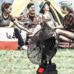 ⁦Ventilateur de Table Rechargeable avec Batterie Lithium 24V - مروحة مع بطارية كبيرة قابلة للشحن⁩ - الصورة ⁦3⁩