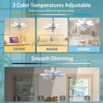 ⁦Ventilateur de Plafond Lumineux à Douille avec Télécommande - مروحة السقف الذكية 2 في 1 مع إضاءة قوية بقاعدة⁩ - الصورة ⁦10⁩