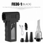 ⁦Souffleur Turbo et Aspirateur Portable F036-1 avec Accessoires - منفاخ ومكنسة الهواء التوربينية المحمولة (2 في 1)⁩ - الصورة ⁦4⁩