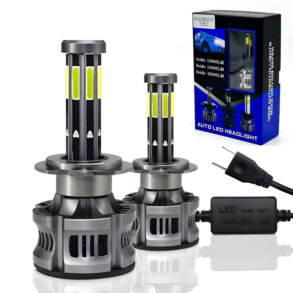 1779617184021_d6fsytha_1773139640577_pjtzvkns_h4-8-side-cnc Kit Lampe de phare H1 LED 6 Directions 6000K - مصابيح إضاءة أمامية للسيارات - الصورة 1
