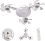 ⁦Ventilateur de Plafond LED Style Drone avec Télécommande - مصباح ومروحة السقف الذكية بتصميم درون⁩ - الصورة ⁦2⁩