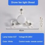 ⁦Ventilateur de Plafond LED Style Drone avec Télécommande - مصباح ومروحة السقف الذكية بتصميم درون⁩ - الصورة ⁦3⁩