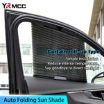 ⁦Rideau pare-soleil rétractable pour vitres de voiture 4Pcs – واقي الشمس في السيارة⁩ - الصورة ⁦7⁩