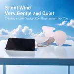 ⁦Mini Ventilateur USB Pliable à 360° Ultra-Portable - مروحة صغيرة قابلة للطي بزاوية 360 درجة⁩ - الصورة ⁦2⁩