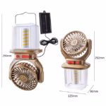 ⁦Lanterne et Ventilateur de Camping Solaire Rechargeable - فانوس ومروحة التخييم بالطاقة الشمسية 2 في 1⁩ - الصورة ⁦7⁩