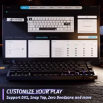 ⁦Clavier Gaming Magnétique ATTACK SHARK X68HE 60% avec Rapid Trigger et 8000Hz - لوحة مفاتيح المغناطيسية⁩ - الصورة ⁦3⁩