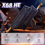 ⁦Clavier Gaming Magnétique ATTACK SHARK X68HE 60% avec Rapid Trigger et 8000Hz - لوحة مفاتيح المغناطيسية⁩ - الصورة ⁦7⁩