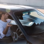 ⁦Pare-soleil Réflecteur pour Pare-brise de Voiture - مظلة الزجاج الأمامي العاكسة والواقية من الحرارة⁩ - الصورة ⁦7⁩