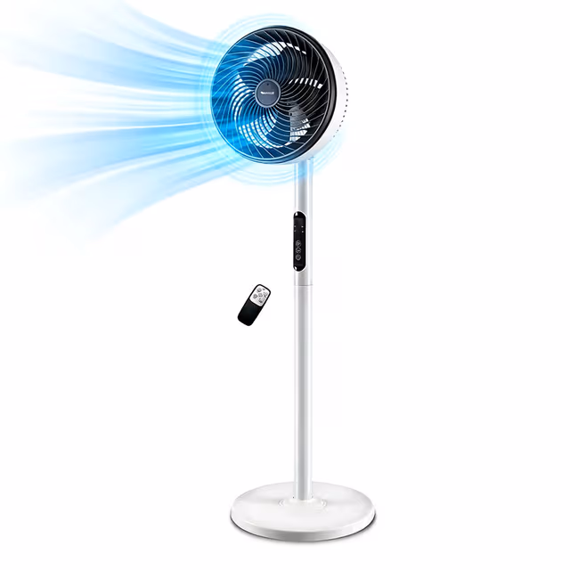 1780577103481-s12p1m Ventilateur sur Pied Silencieux avec Télécommande et Hauteur Réglable - مروحة عمودية صامتة مع ريموت كنترول - الصورة 1