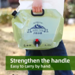 ⁦Réservoir d'Eau Pliable 8L Portable pour Camping et Randonnée - خزان مياه قابل للطي سعة 8 لتر للرحلات والخرجات⁩ - الصورة ⁦6⁩