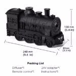 ⁦Diffuseur d'Huiles Essentielles en Forme de Train Humidificateur Ultrasonique - موزع روائح بتصميم القطار سعة 300 مل⁩ - الصورة ⁦2⁩