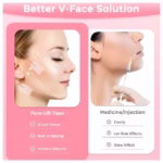 ⁦Bandes de Lifting Facial Invisibles pour un Visage en V Impéccable - أشرطة شد وإخفاء عيوب الوجه والرقبة الفورية⁩ - الصورة ⁦8⁩