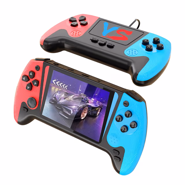 1781087057217-ytkwb0 Console de Jeux Rétro Portable avec 500+ Jeux Classiques et Manette Supplémentaire - جهاز الألعاب المحمول ريترو بـ 500 لعبة كلاسيكية مع ذراع تحكم إضافي - الصورة 1