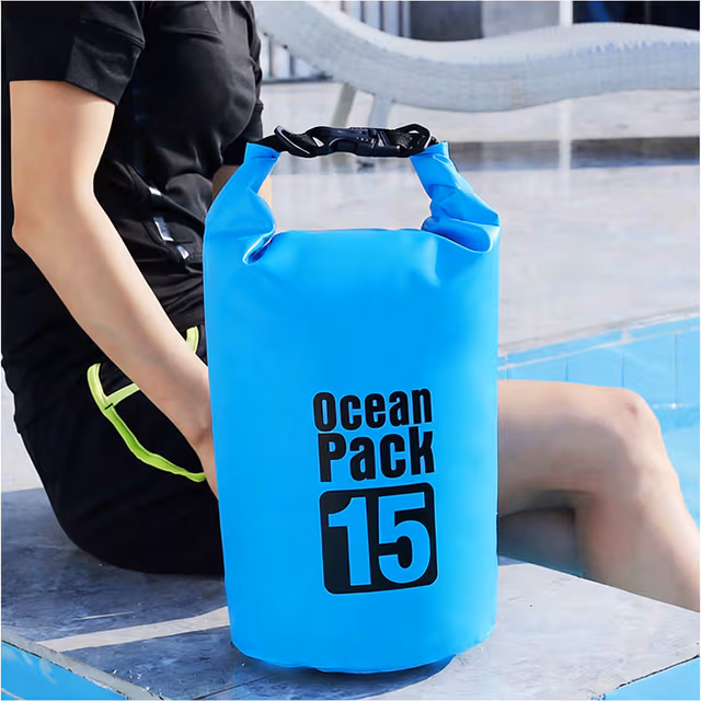 1781166157228-1aj92d Sac Étanche Ocean Pack Dry Bag 15L Haute Résistance avec Double Bretelles - حقيبة مقاومة للماء بالكامل بسعة 15 لتر - الصورة 1