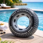 ⁦Bouée de Natation Adulte Design Pneu Sport en PVC Haute Résistance - عوامة وعجلة سباحة للبالغين بتصميم إطار السيارة الرياضي⁩ - الصورة ⁦8⁩