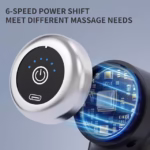 ⁦Pistolet de Massage Professionnel avec 9 Têtes Interchangeables pour Relaxation Totale - جهاز تدليك الجسم الاحترافي بـ 9 رؤوس لتدليك الأنسجة العميقة⁩ - الصورة ⁦7⁩