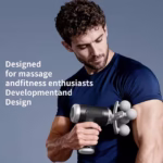 ⁦Pistolet de Massage Professionnel avec 9 Têtes Interchangeables pour Relaxation Totale - جهاز تدليك الجسم الاحترافي بـ 9 رؤوس لتدليك الأنسجة العميقة⁩ - الصورة ⁦9⁩