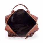 ⁦Sac à dos rétro en cuir synthétique pour femme - حقيبة ظهر نسائية من الجلد⁩ - الصورة ⁦6⁩