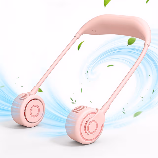 1781691042353-2uzyvm Ventilateur de Cou Portable Rechargeable USB NO.TJ-32A - مروحة العنق المحمولة - الصورة 1