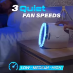 ⁦Mini Climatiseur Portable à Glace Technologie Jet Fan, 3 Vitesses et Éclairage LED - مبرد الهواء والثلج المدمج بـ 3 سرعات وإضاءة ملونة⁩ - الصورة ⁦6⁩